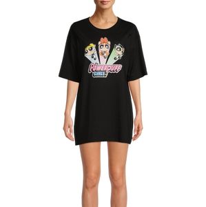 The Powerpuff Girls Trio Oversized Long Tee